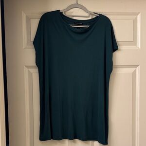 Eileen Fisher Deep Teal Short Sleeve Top/Dress